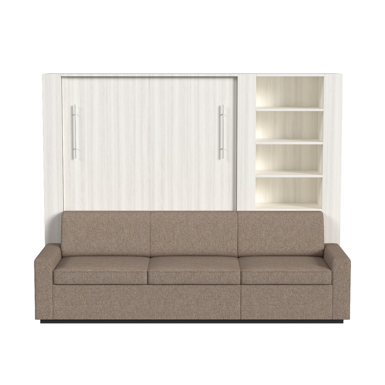 extended sofa in white ash