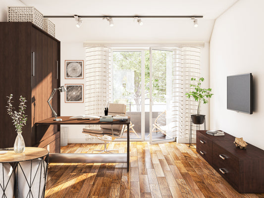 How to Design a Dual-Purpose Room with a Murphy Bed and Desk