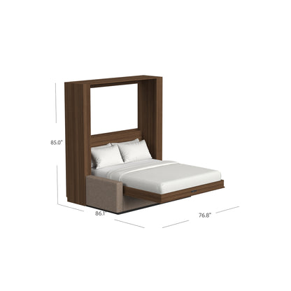 Wall Bed with Sofa + Wide Flex Cabinet