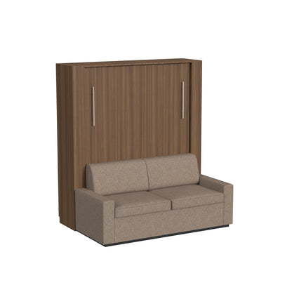 Wall Bed with Sofa + Wide Flex Cabinet