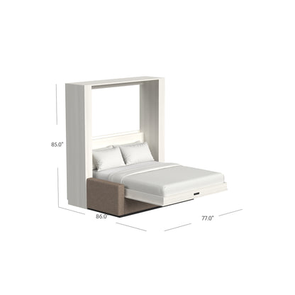 Wall Bed with Sofa + Wide Flex Cabinet