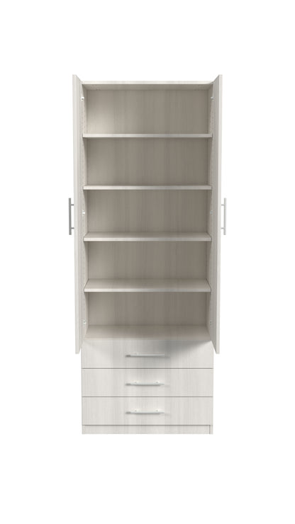 Wall Bed with Sofa + Wide Flex Cabinet