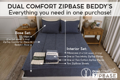 All-in-One Zipper Bedding Set: Gentry