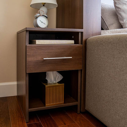 Wall Bed with Sofa + Two Nightstands