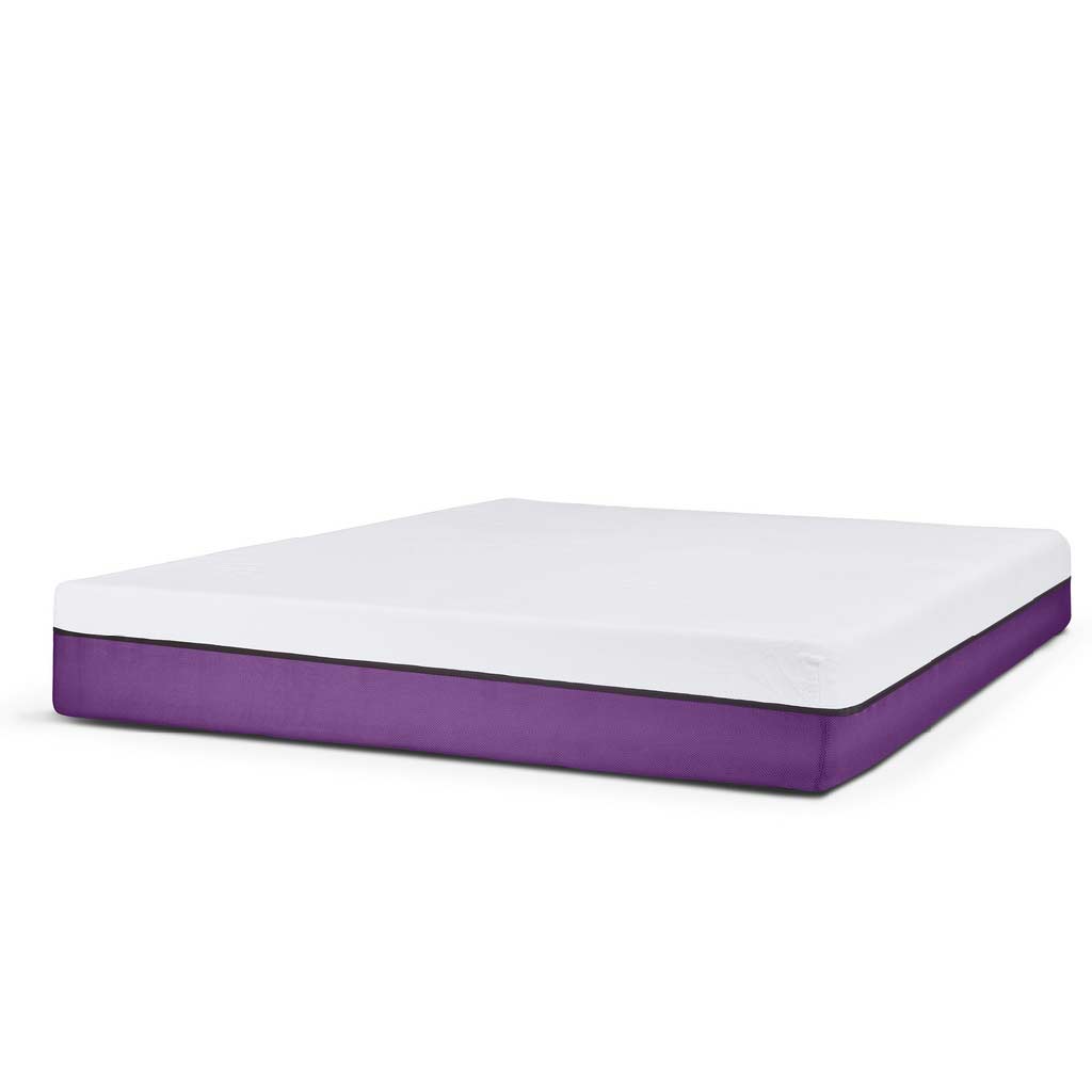 3d render of queen size polysleep memory foam 10" mattress