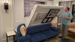 Disney Riviera Living Room with Murphy bed