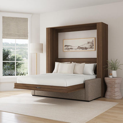 Wall Bed with Sofa + Wide Flex Cabinet