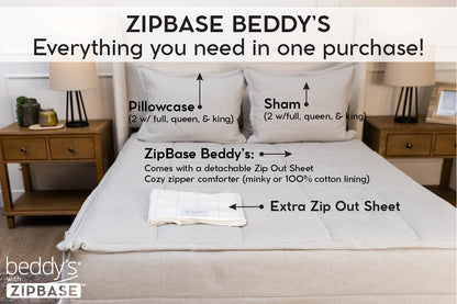 All-in-One Zipper Bedding Set: Harper