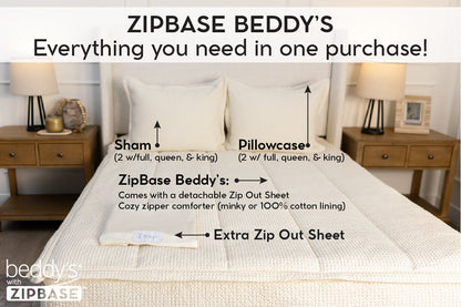 All-in-One Zipper Bedding Set: Mollie